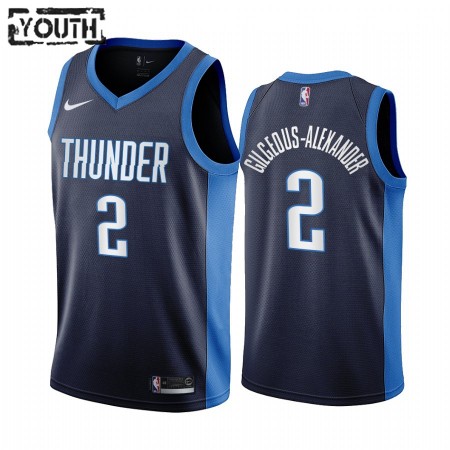 Kinder NBA Oklahoma City Thunder Trikot Shai Gilgeous-Alexander 2 2020-21 Earned Edition Swingman